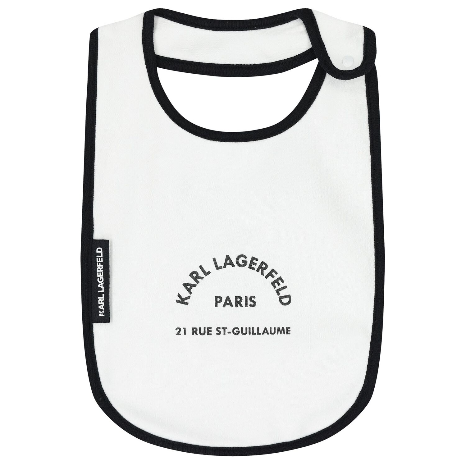 مريلة أطفال بالشعار باللون الابيض ( من 3 قطع), 1, hi-res