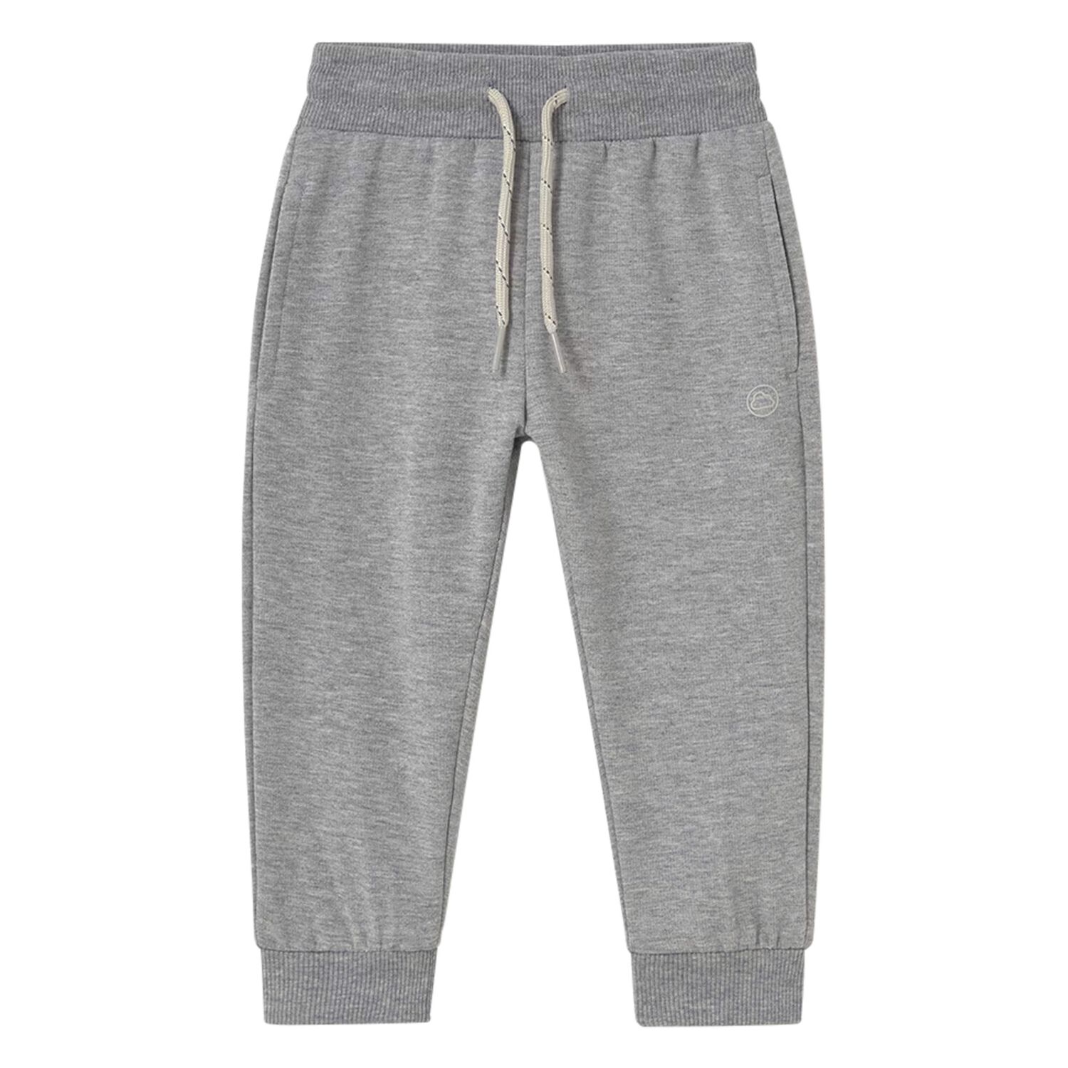 Younger Boys Grey Jersey Joggers, 3, hi-res
