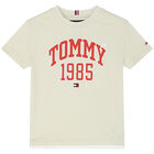 تيشيرت بالشعار باللون البيج للاولاد, 1, hi-res