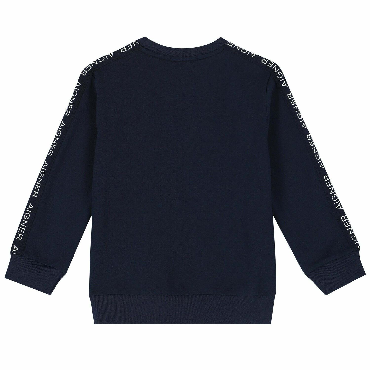 Boys Navy & White Logo Sweatshirt, 1, hi-res image number null