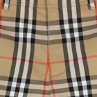 Boys Beige Checkered Shorts, 1, hi-res