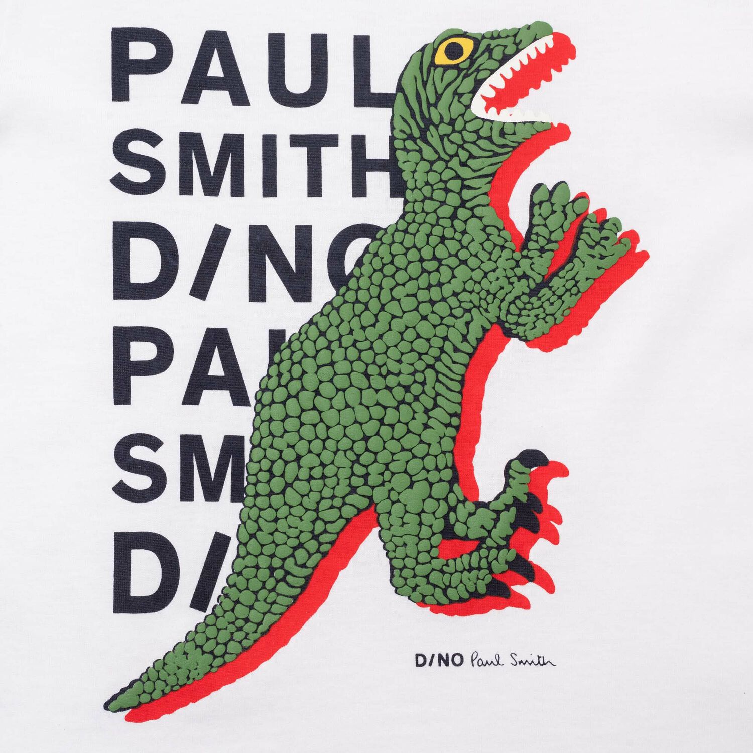 Boys White Dinosaur T-Shirt, 1, hi-res image number null