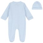 Baby Boys Blue Logo Babygrow Gift Set, 1, hi-res