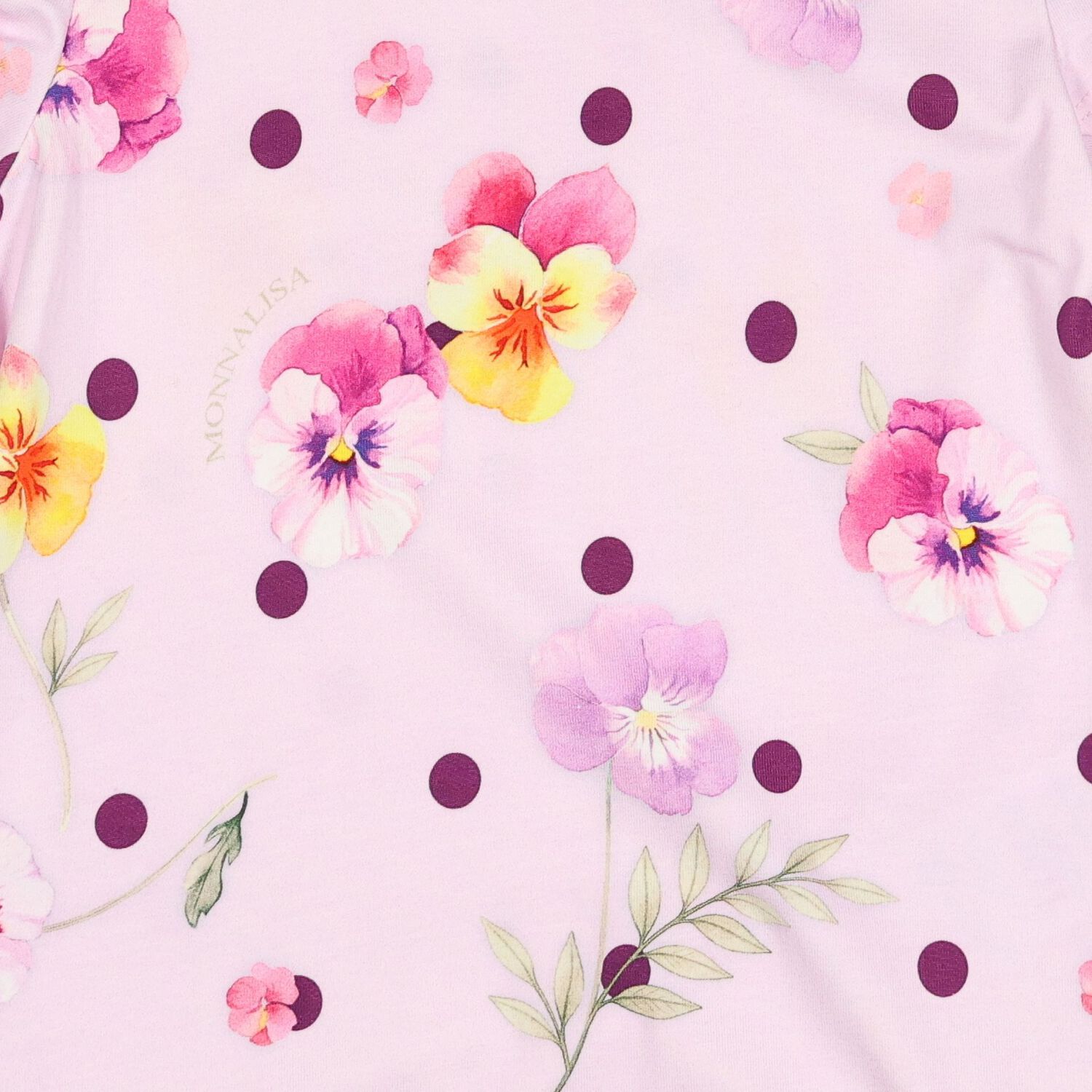 Girls Lilac Floral Dress, 1, hi-res