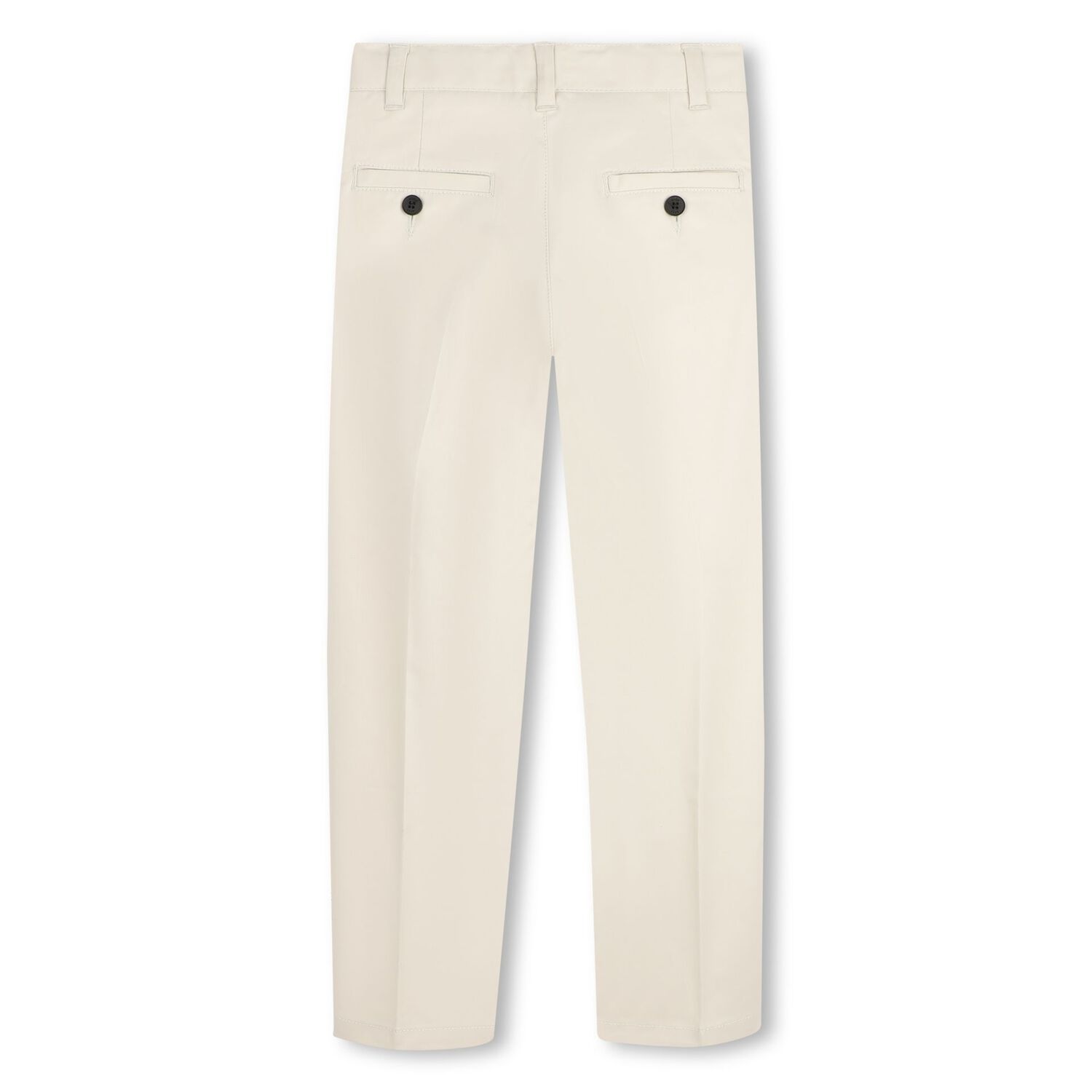 Boys Mini Me Beige Trousers, 1, hi-res