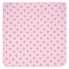 Baby Girls Pink Bunny Baby Blanket, 3, hi-res