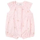 Baby Girls Pink Romper, 1, hi-res