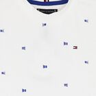 تيشيرت أولاد بالشعار باللون الأبيض, 1, hi-res