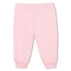 Younger Girls Pink Bunny Logo Tracksuit, 1, hi-res