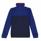 Boys Blue Logo Zip Up Top, 1, hi-res