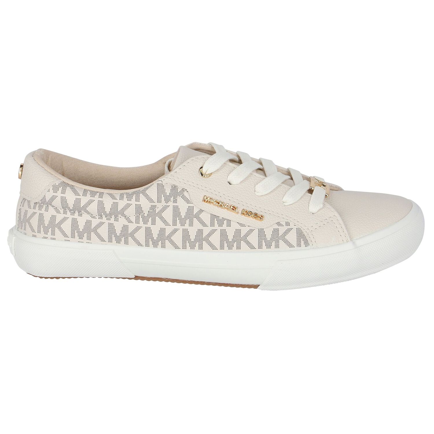 Girls Ivory Logo Trainers, 1, hi-res