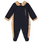 White & Beige Geo Map Babygrow Set, 2, hi-res