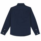 قميص بالشعار باللون الكحلى للاولاد, 1, hi-res