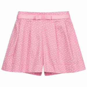 Girls Pink & White Shorts