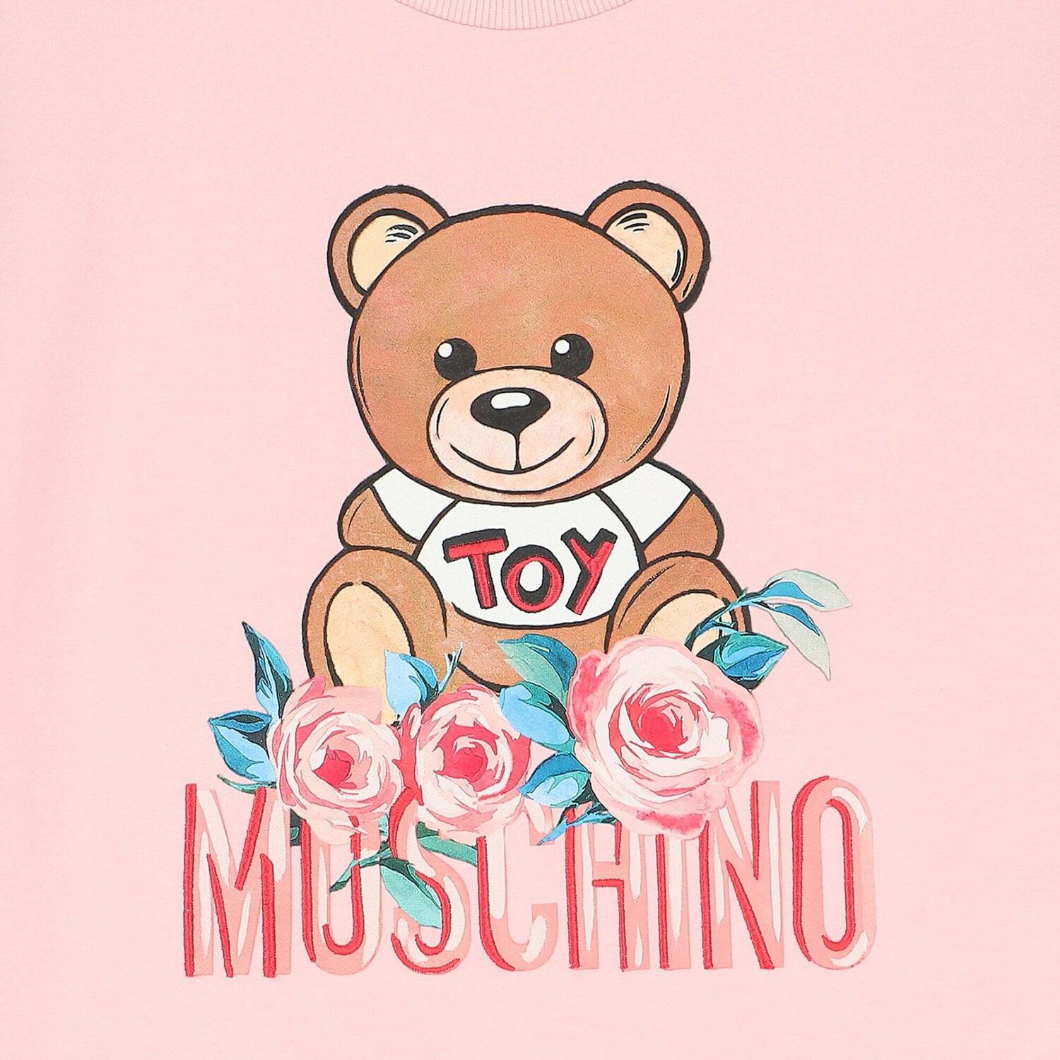 تيشيرت بالشعار باللون الوردى للبنات, 1, hi-res image number null