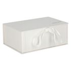 طقم أحذية ما قبل المشي من الجلد باللون العاجي والأزرق, 1, hi-res