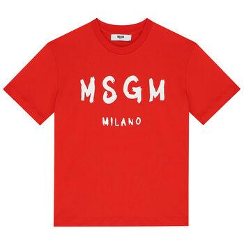 Red & White Logo T-Shirt