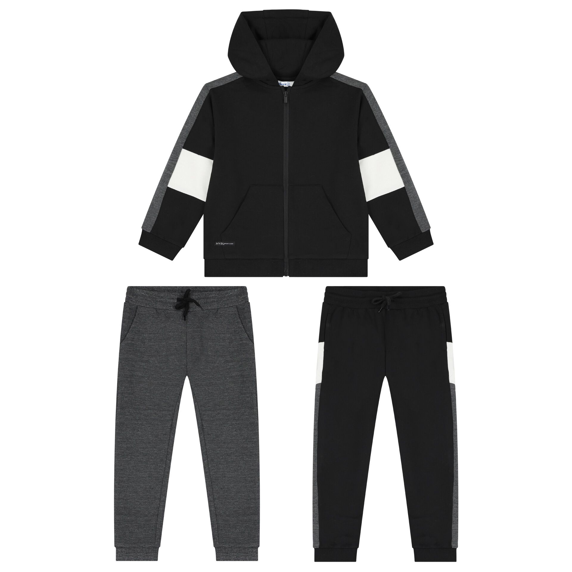 Boys tracksuit black new arrivals