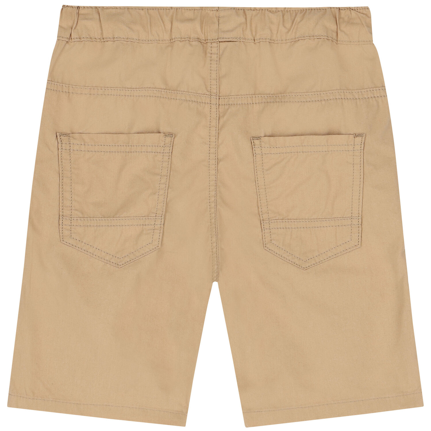 شورت تشينو بالشعار باللون البيج للأولاد, 3, hi-res image number null