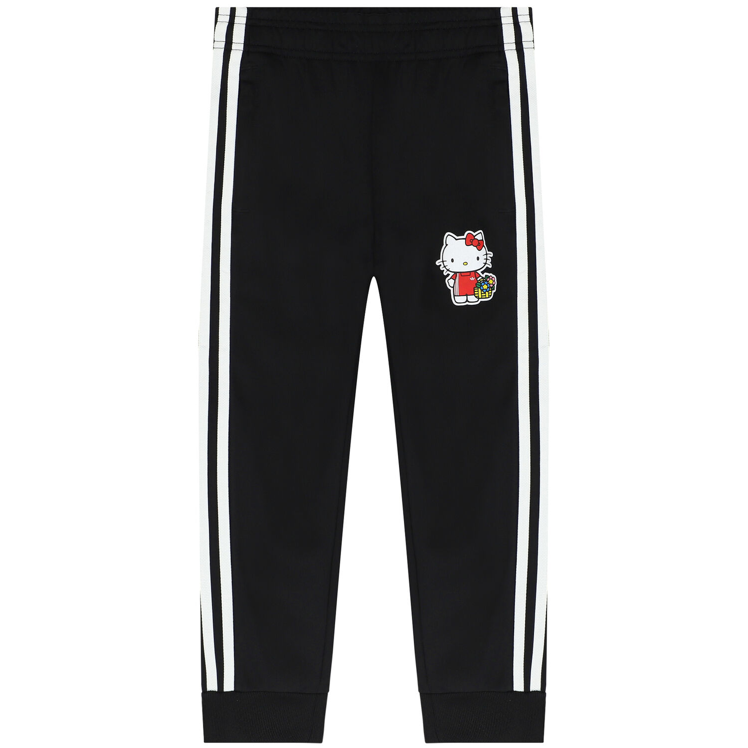 Girls Black Hello Kitty Tracksuit, 1, hi-res