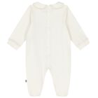 أفرول بنات بالشعار باللون العاجي والوردي, 1, hi-res