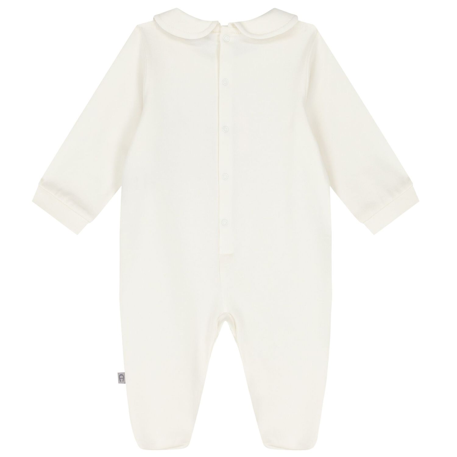 أفرول بنات بالشعار باللون العاجي والوردي, 1, hi-res