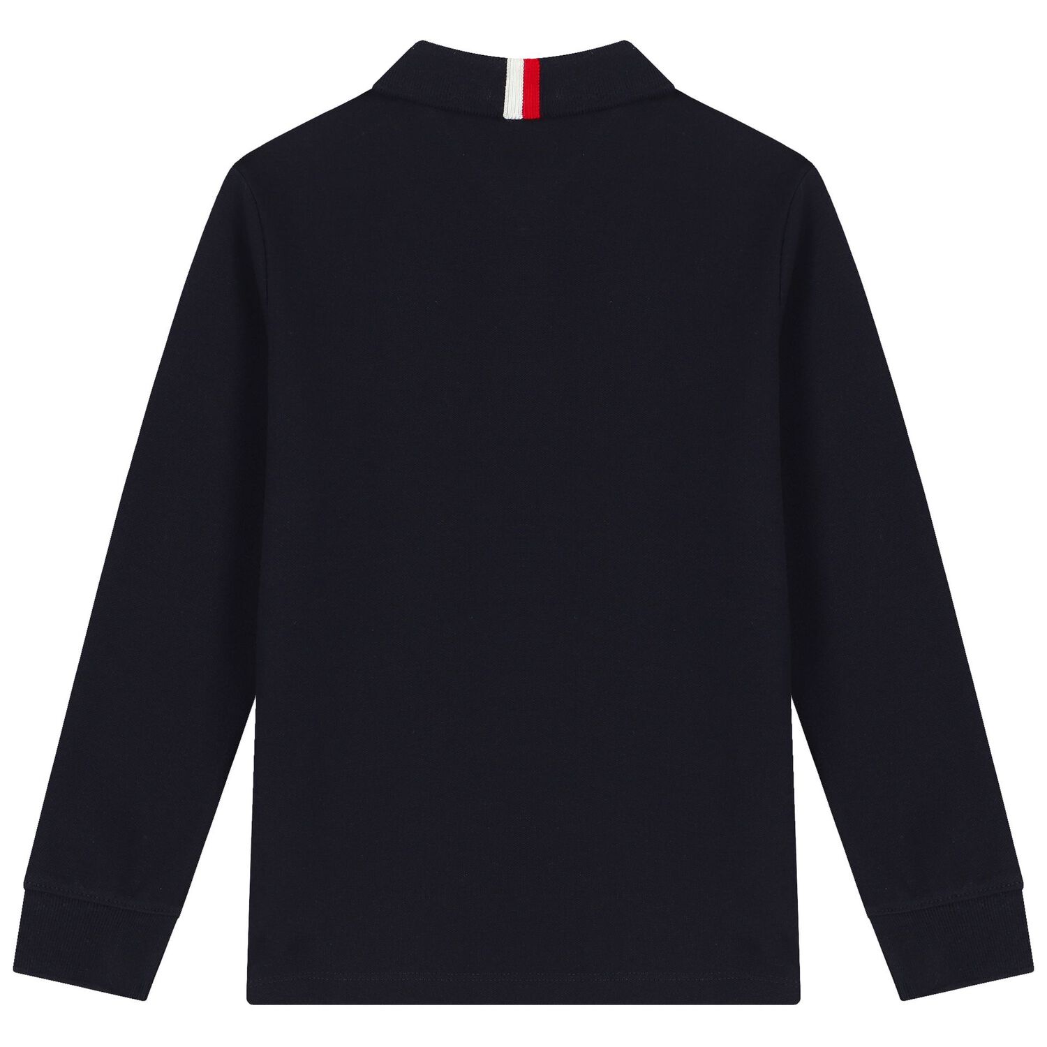 Boys Navy Blue, Red & White Logo Polo Shirt, 1, hi-res