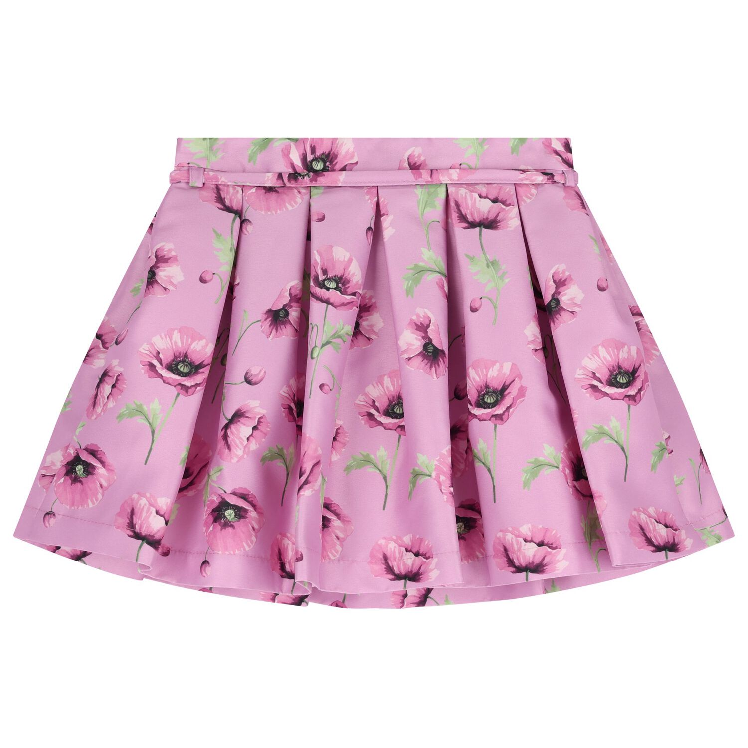 Girls Pink Floral Skirt Set, 1, hi-res image number null