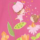 Younger Girls Pink Floral Dress, 1, hi-res