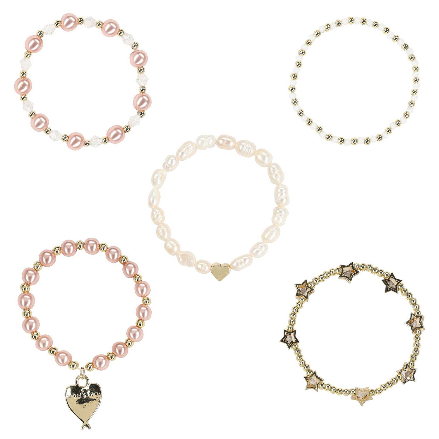 أساور بنات  باللون الوردي , 9, hi-res image number null