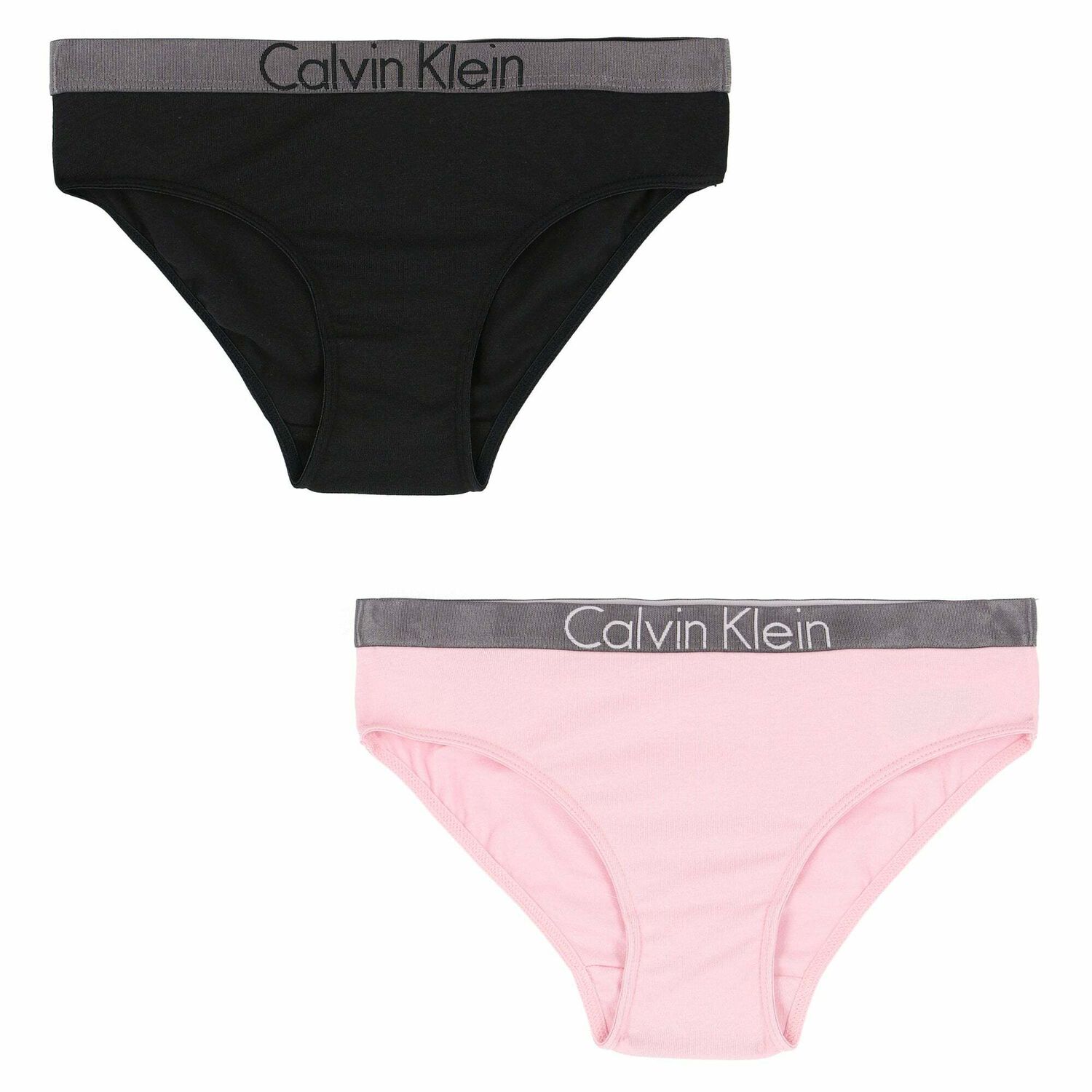 Girls Black & Pink Bikini Brief (2 Pack), 2, hi-res image number null