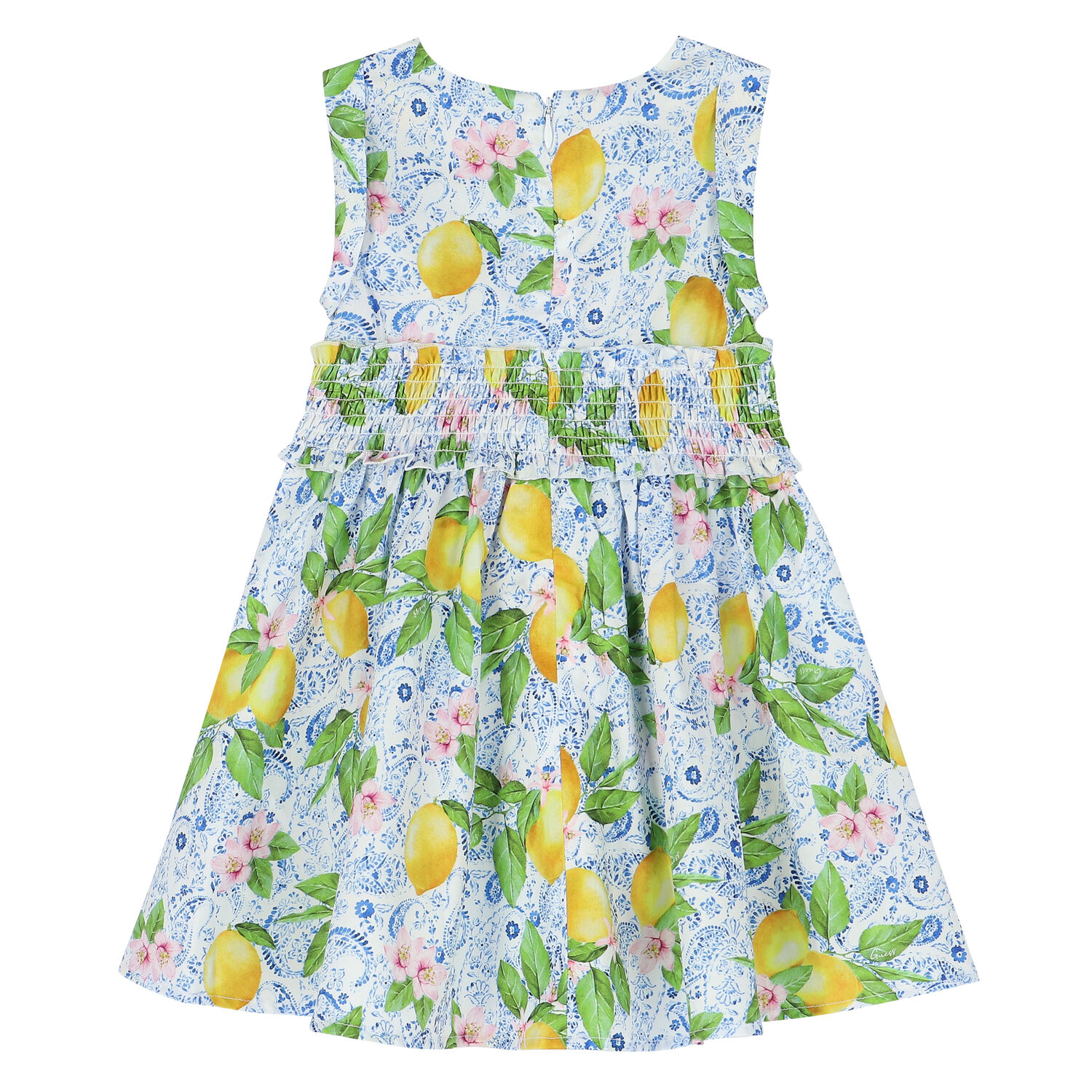 Girls Lemon Dress, 1, hi-res