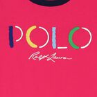 Girls Pink Logo T-Shirt, 1, hi-res