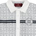 Younger Boys White & Black Logo Shirt, 1, hi-res