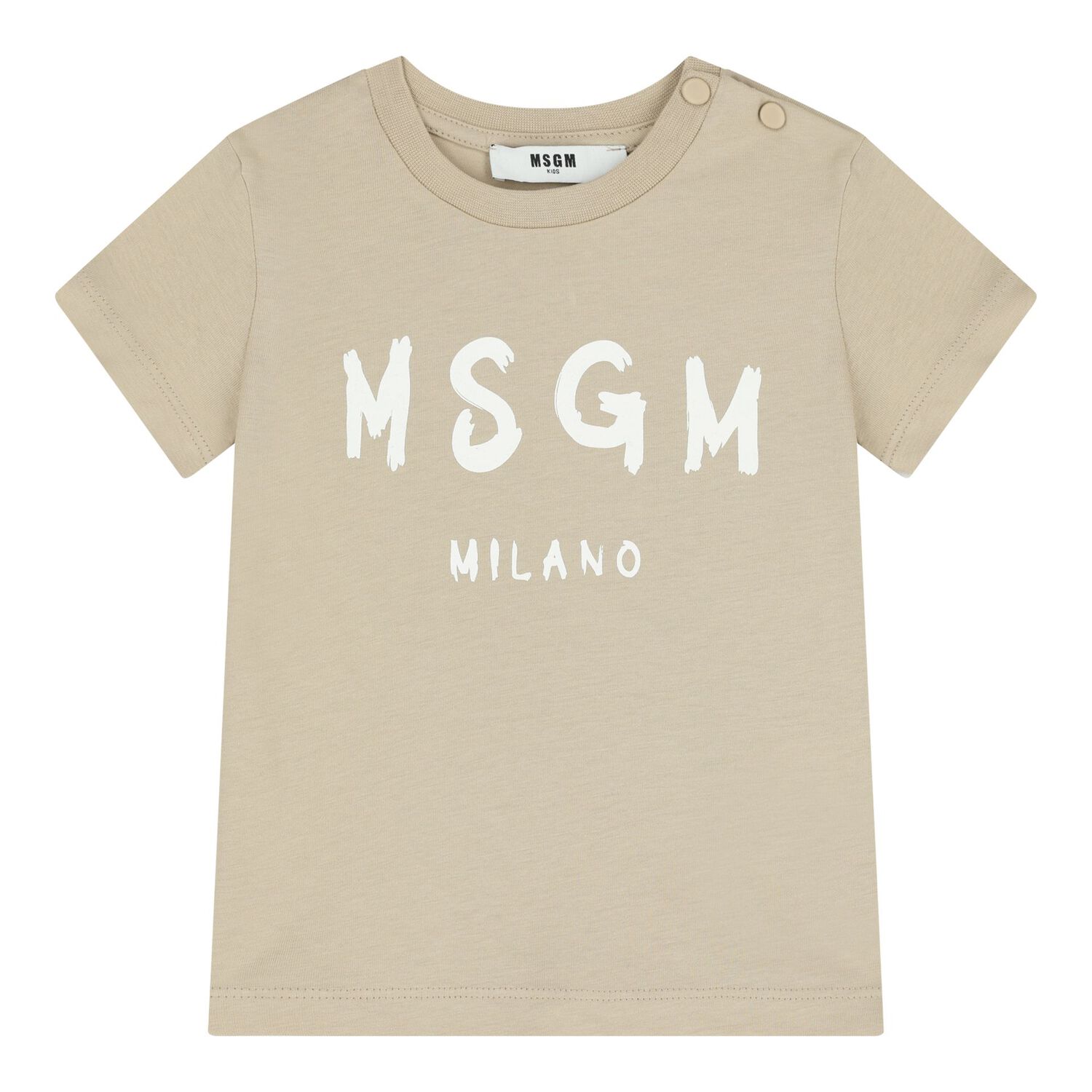 Younger Beige Logo Shorts Set, 2, hi-res