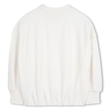 Girls Ivory Logo Sweatshirt