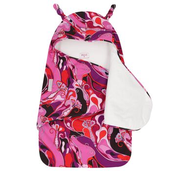 عش مطبوع عليه زهرة الأوركيد باللون الوردية للبنات (75 سم)