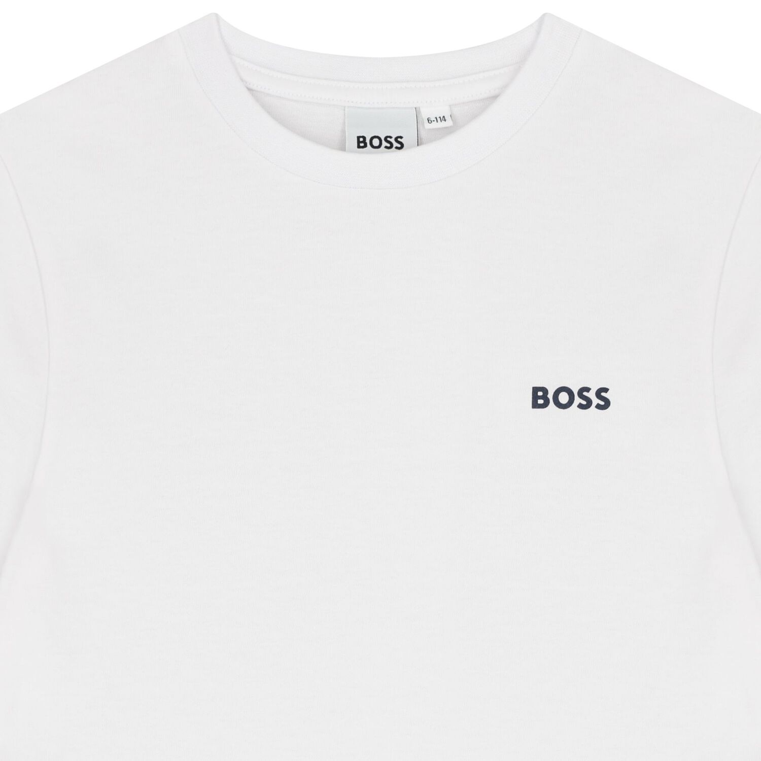 Boys White Logo T-Shirts (2 Pack), 1, hi-res