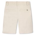 Boys Ivory Chino Shorts, 1, hi-res