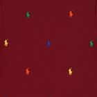 تيشيرت أولاد بالشعار باللون العنابي, 1, hi-res