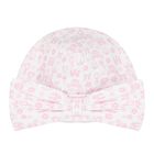 Baby Girls White & Pink Royal Hat, 1, hi-res