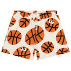 Boys Ivory Basketball Shorts, 1, hi-res