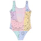 Girls Multi-Coloured Paisley Swimsuit, 1, hi-res