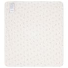 Ivory Fleece Eagle Logo Baby Blanket, 1, hi-res