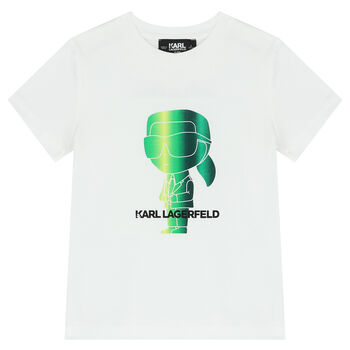 Boys White Logo T-Shirt