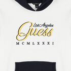 بدلة رياضية أولاد بالشعار باللون الكحلي  والأبيض, 1, hi-res