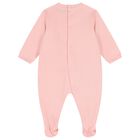 Baby Girls Teddy Bear Logo Babygrow, 5, hi-res