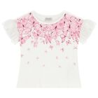 طقم تنورة بنات  باللون الأبيض و الوردى, 2, hi-res