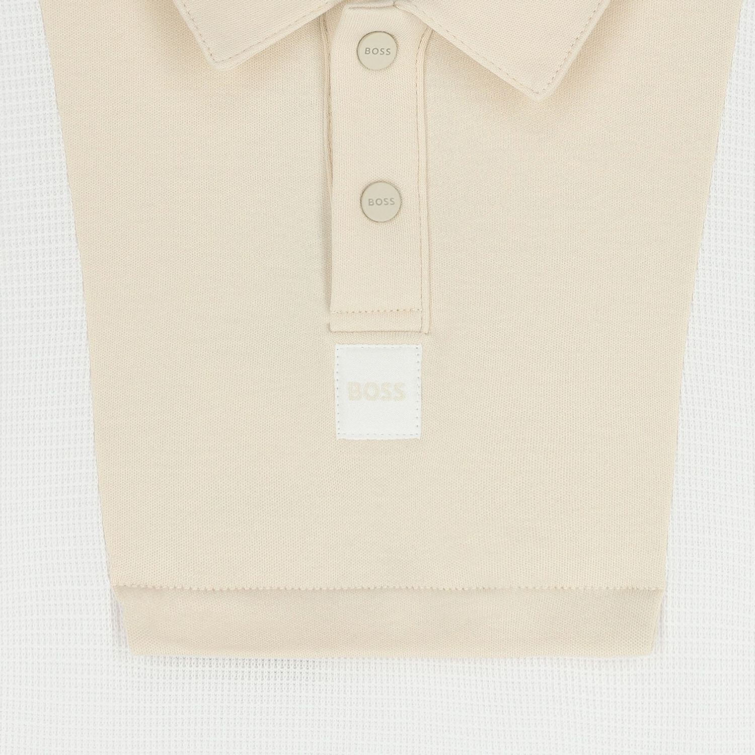 طقم شورت محبوك أبيض وبيج للأطفال الرضع, 1, hi-res