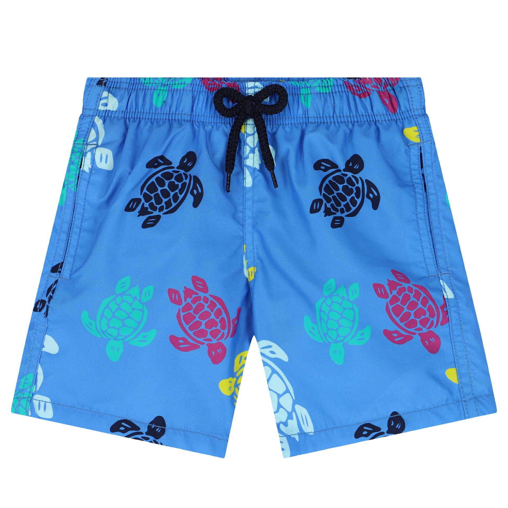 Vilebrequin Boys Blue Turtle Swim Shorts Junior Couture UAE
